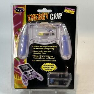 Nyko Energy Grip for Nintendo Game Boy Color System Atomic Purple Sealed Y2K NOS